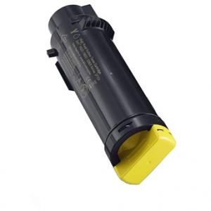 Toner Compatible pour imprimante Dell H825CDW - H 825 CDW - Jaune