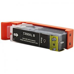 Cartouche d'encre Compatible pour imprimante Canon Pixma MG7550 -  Pixma MG 7550 - Noir Pigmentée Haute Capacité avec puce