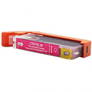 Cartouche d'encre Compatible pour imprimante Canon Pixma MG7550 - Pixma MG 7550 - Magenta Haute Capacité avec puce
