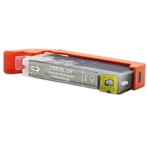 Cartouche d'encre Compatible pour imprimante Canon Pixma MG7550 -  Pixma MG 7550 - Gris Haute Capacité